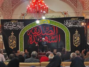 سخنرانی با موضوع اداب ولایت مداری با محوریت سوره مبارکه حجرات ایام فاطمیه استاد مهدی صفرزاده